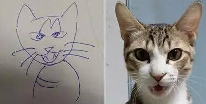 脸上画猫咪图片